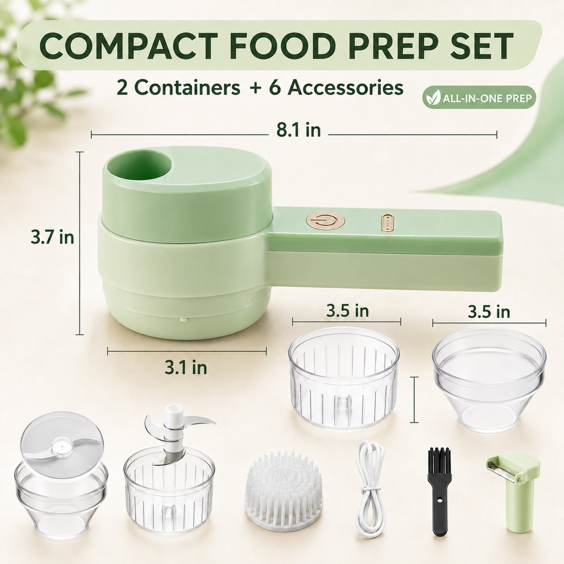 4-in-1 Handheld Electric Chopper